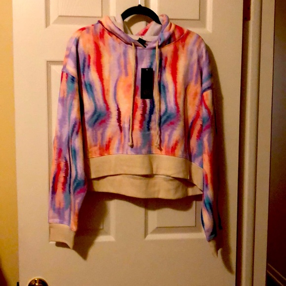 New Womens Water Color Hoodie by Wild Fable Target sz XL
